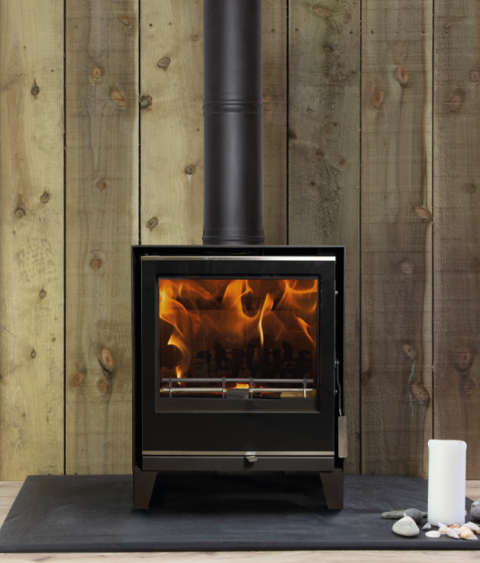 4.8kW Christon 550 Woodburning Stove with 100mm Legs